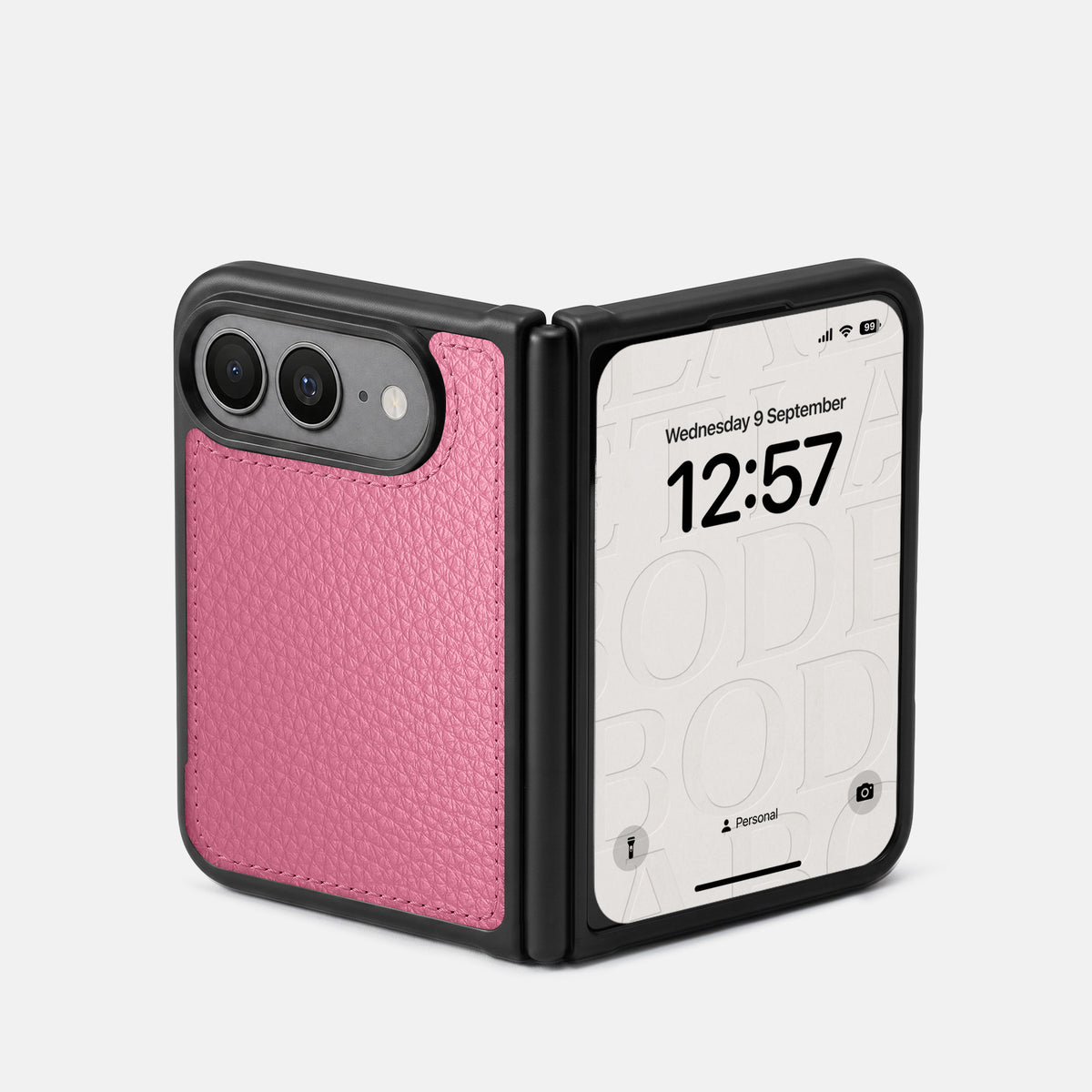 Sport Case For iPhone Duo In Calf -2 | Pink