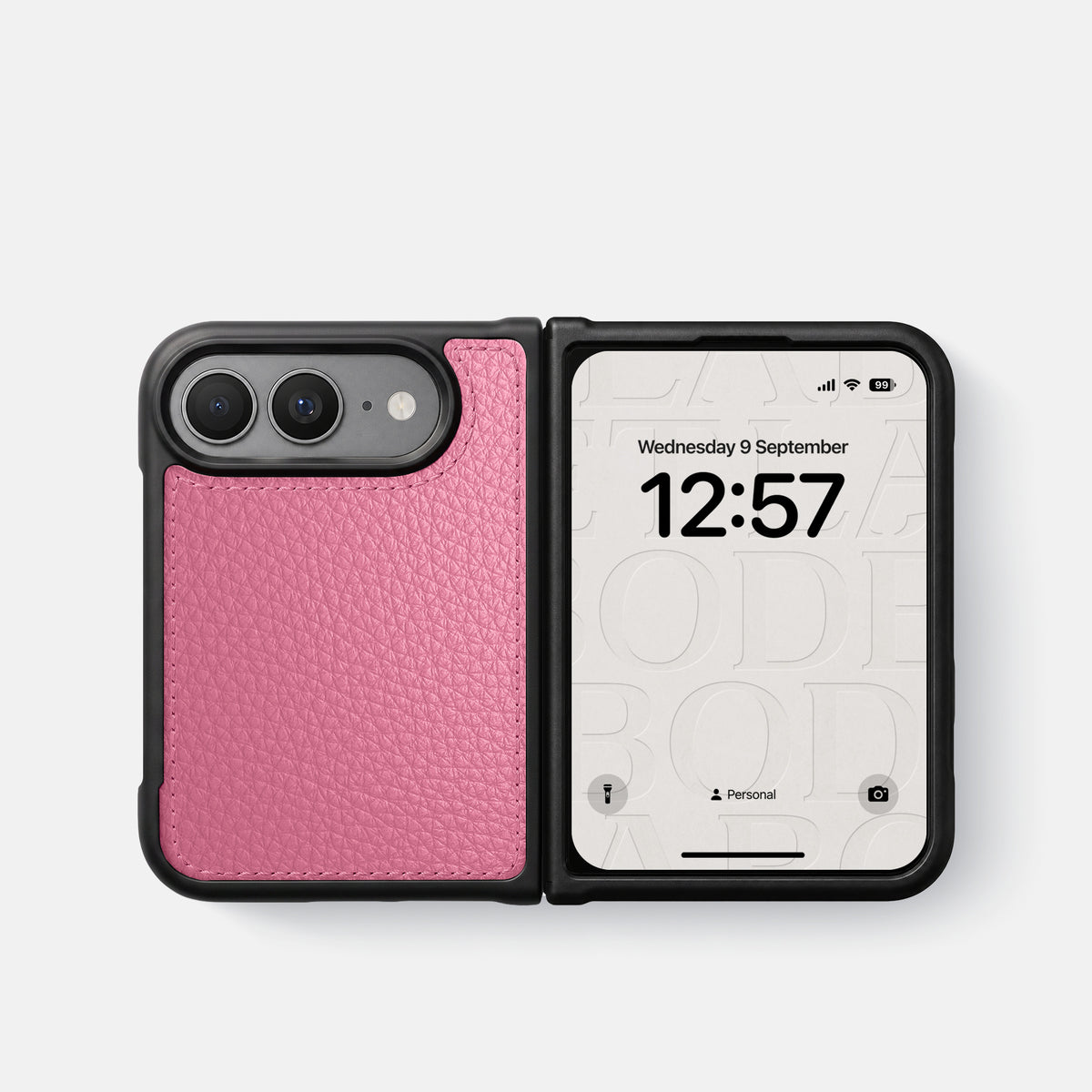 Sport Case For iPhone Duo In Calf -4 | Pink