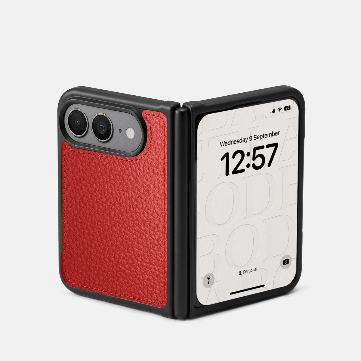 Sport Case For iPhone Duo In Calf -2 | Red