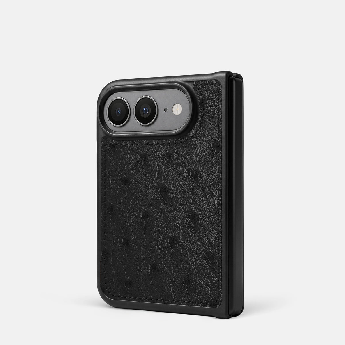 Sport Case For iPhone Duo In Ostrich -3 | Black