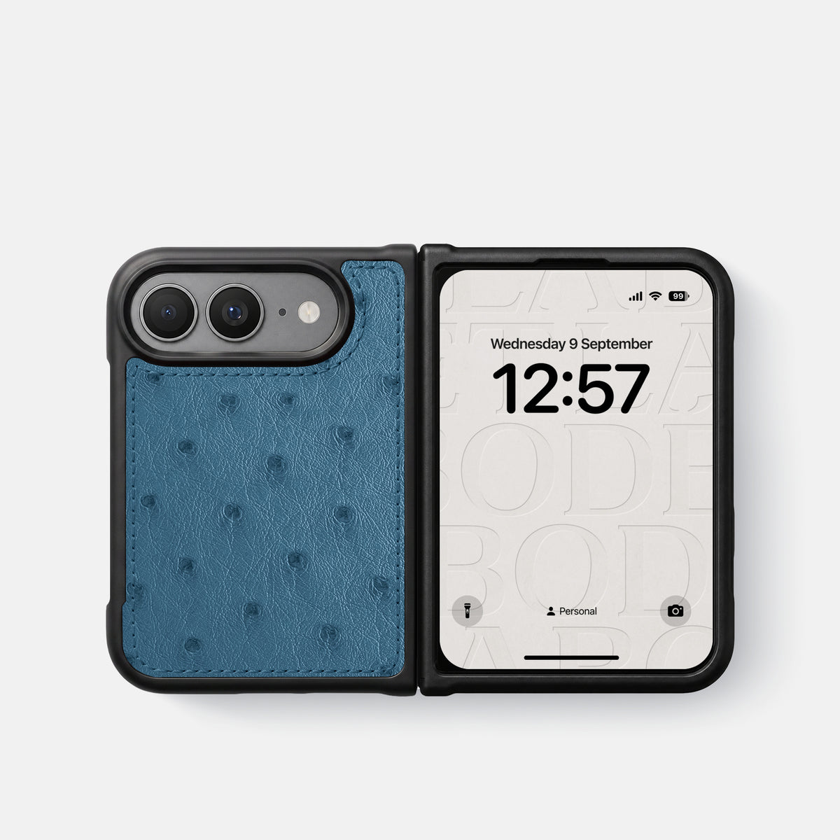 Sport Case For iPhone Duo In Ostrich -4 | Blue-Jeans