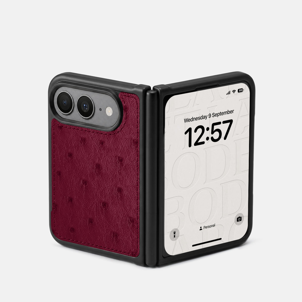 Sport Case For iPhone Duo In Ostrich -2 | Bordeaux