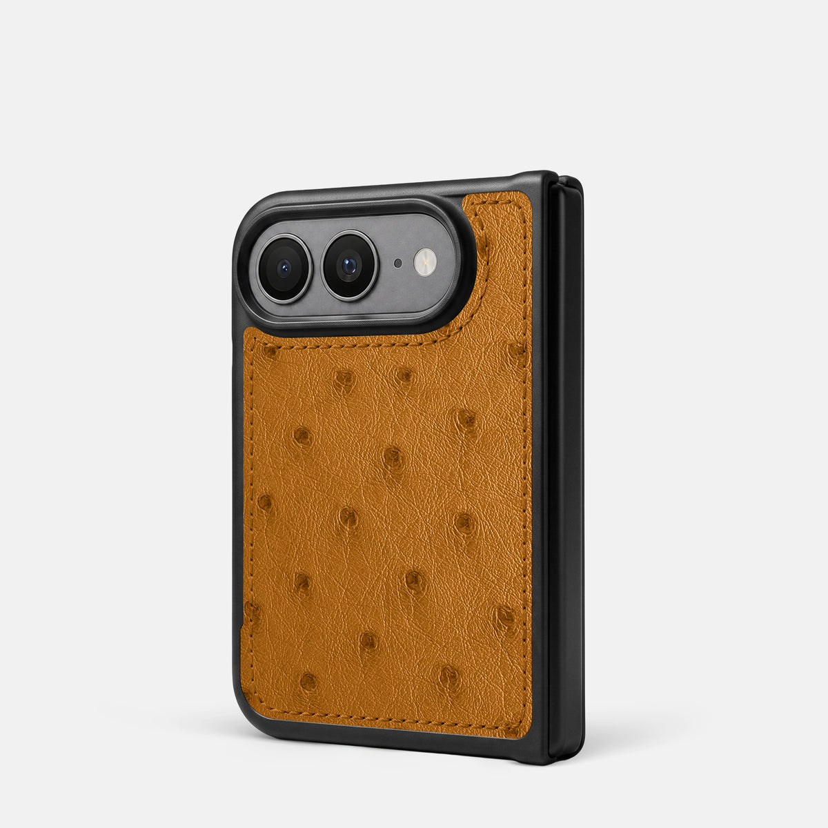 Sport Case For iPhone Duo In Ostrich -3 | Chestnut