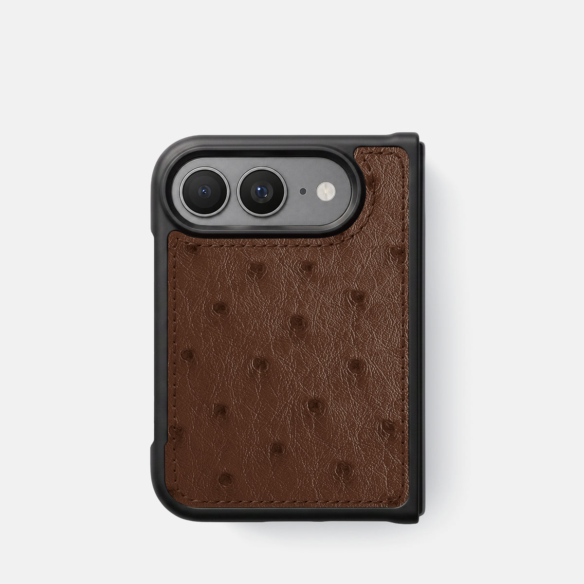 Sport Case For iPhone Duo In Ostrich -1 | Chocolate