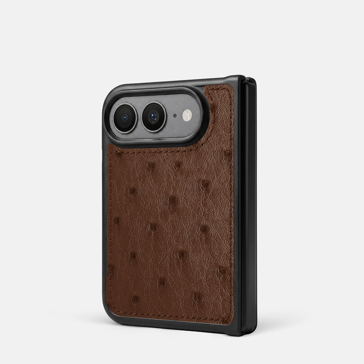 Sport Case For iPhone Duo In Ostrich -3 | Chocolate