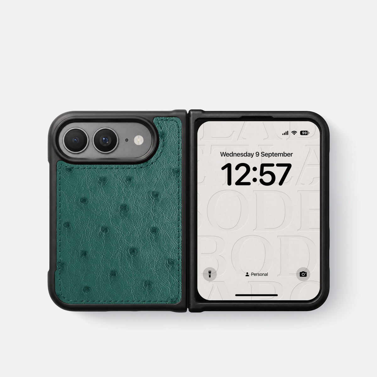 Sport Case For iPhone Duo In Ostrich -4 | Forest-Green