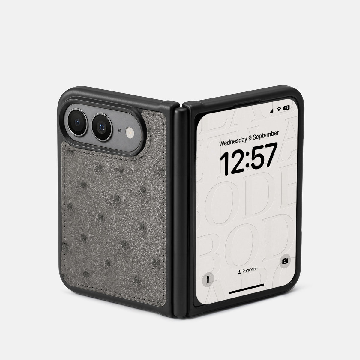 Sport Case For iPhone Duo In Ostrich -2 | Grey