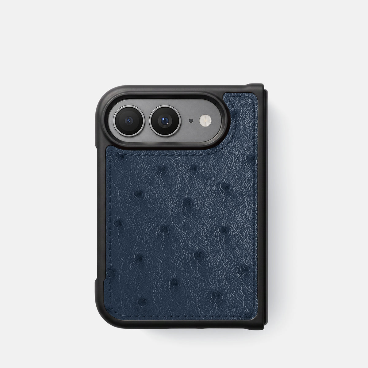 Sport Case For iPhone Duo In Ostrich -1 | Navy-Blue