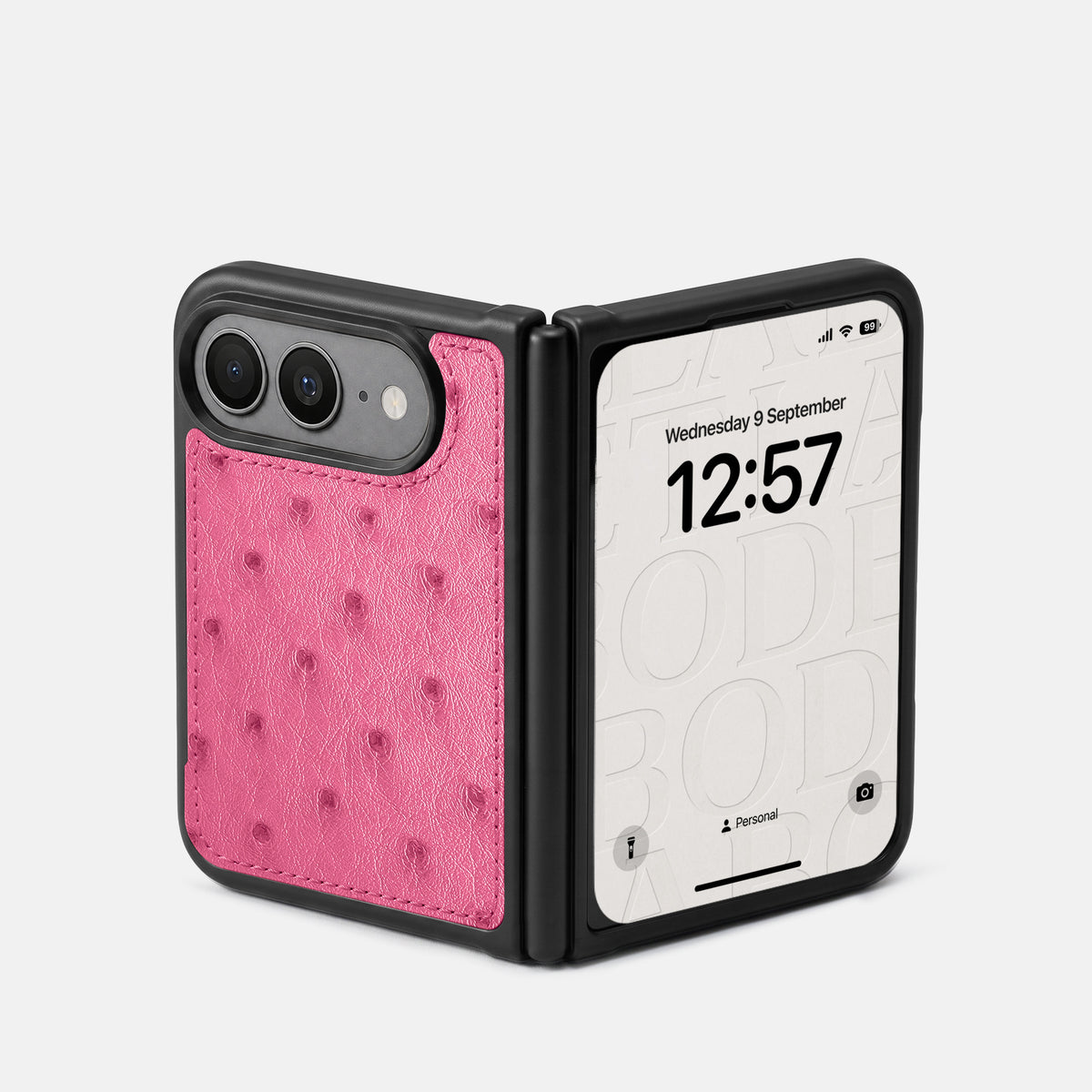 Sport Case For iPhone Duo In Ostrich -2 | Pink