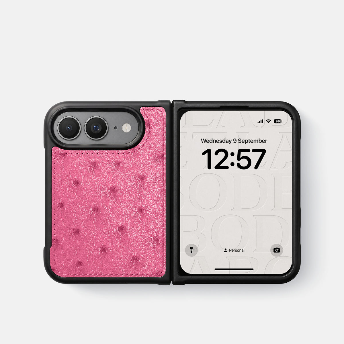 Sport Case For iPhone Duo In Ostrich -4 | Pink