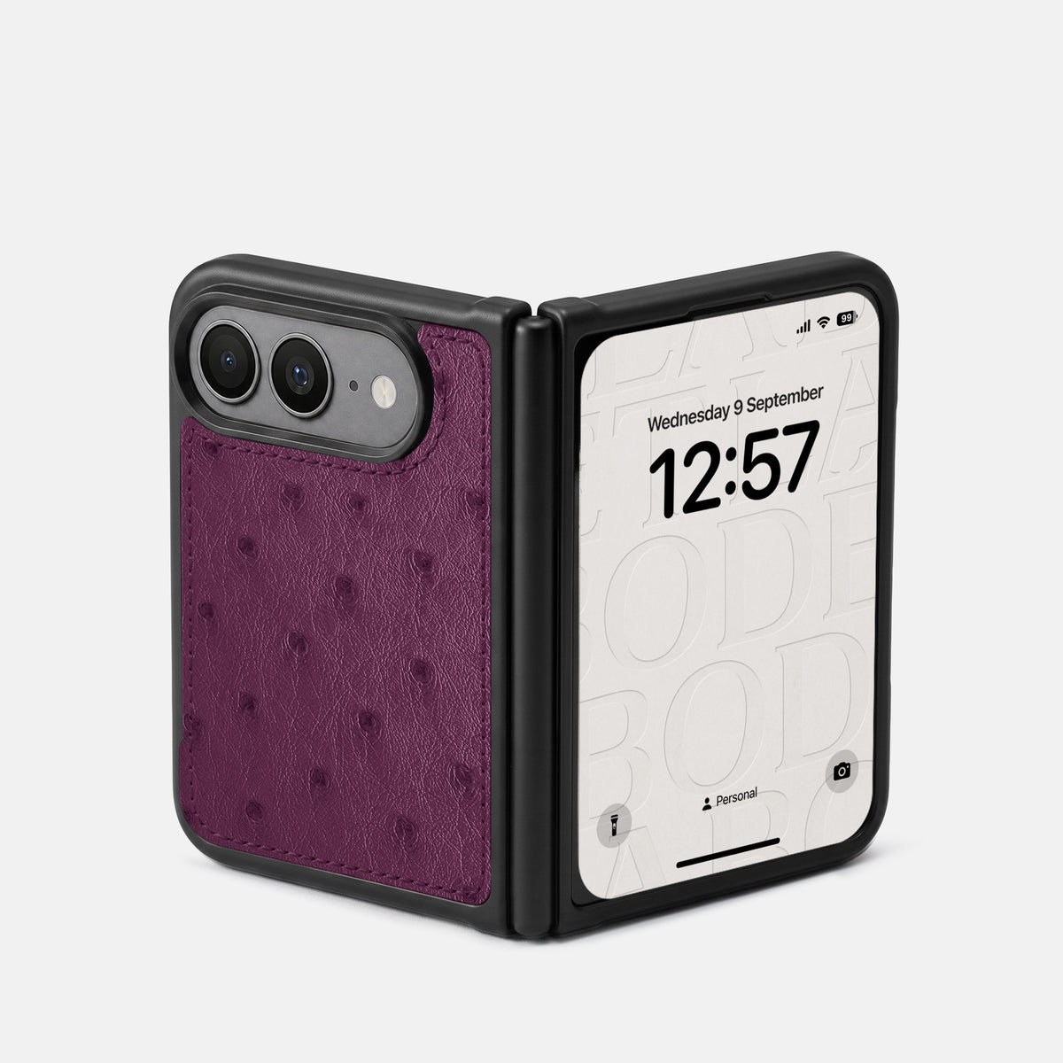 Sport Case For iPhone Duo In Ostrich -2 | Purple