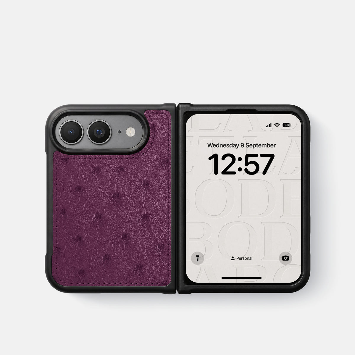 Sport Case For iPhone Duo In Ostrich -4 | Purple