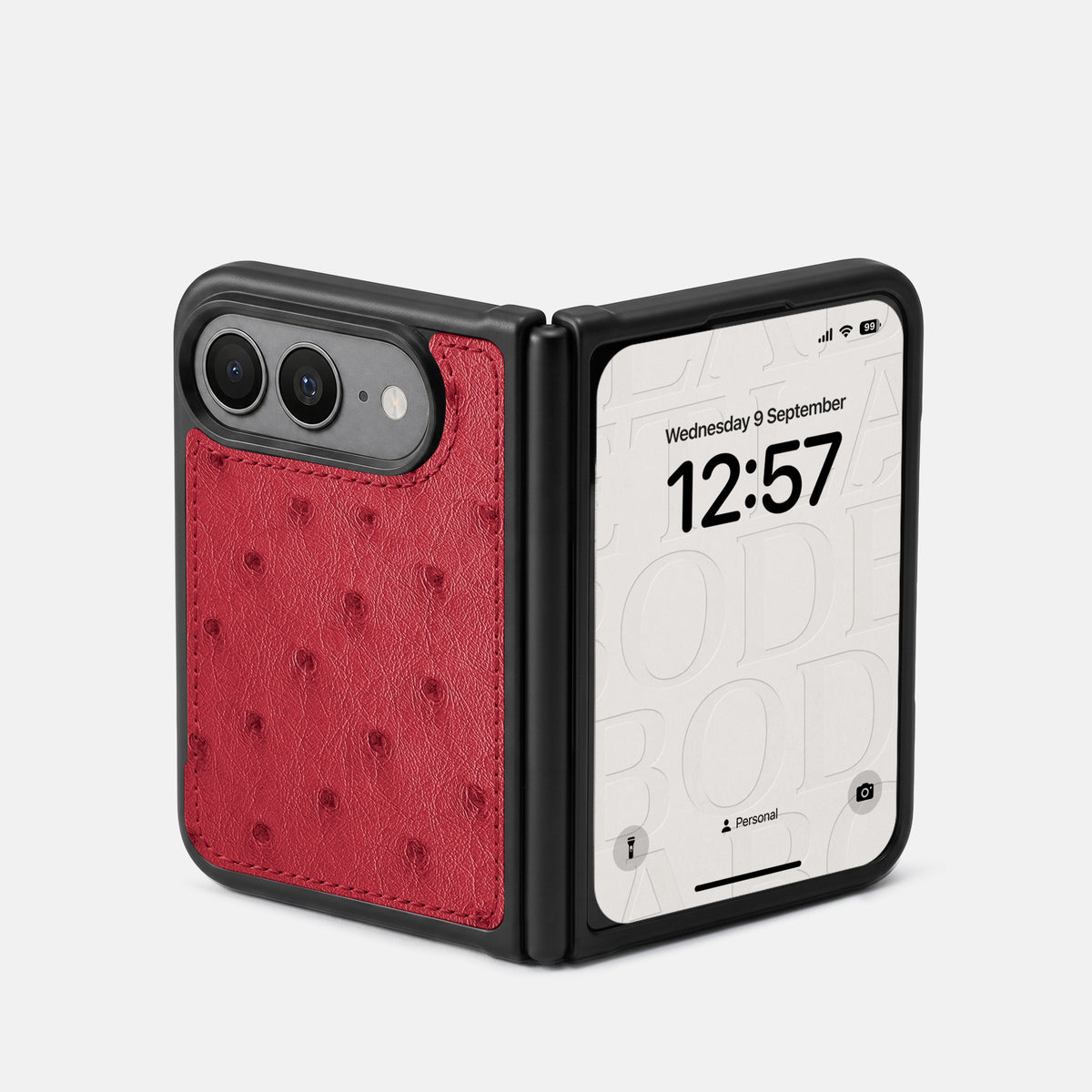 Sport Case For iPhone Duo In Ostrich -2 | Red
