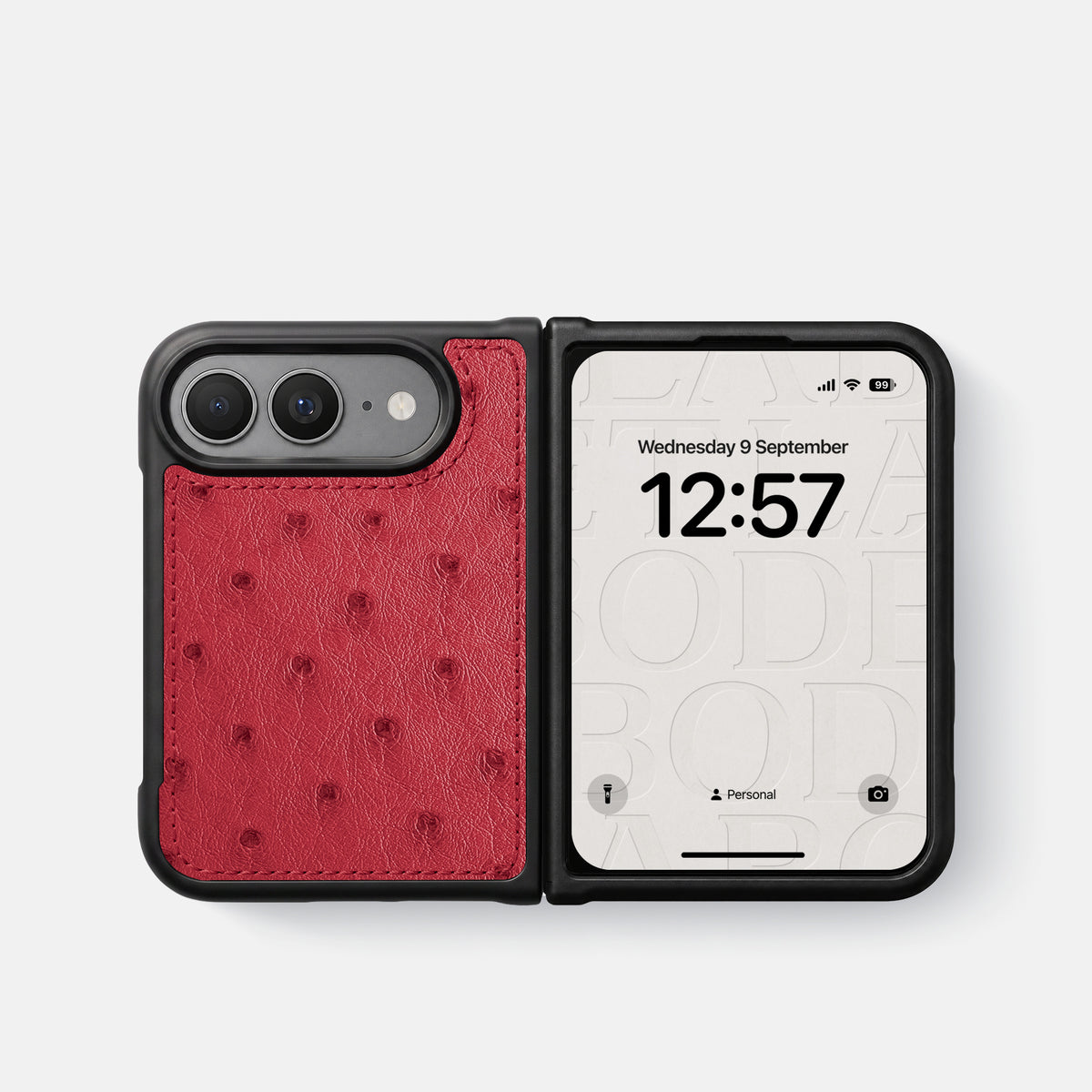 Sport Case For iPhone Duo In Ostrich -4 | Red