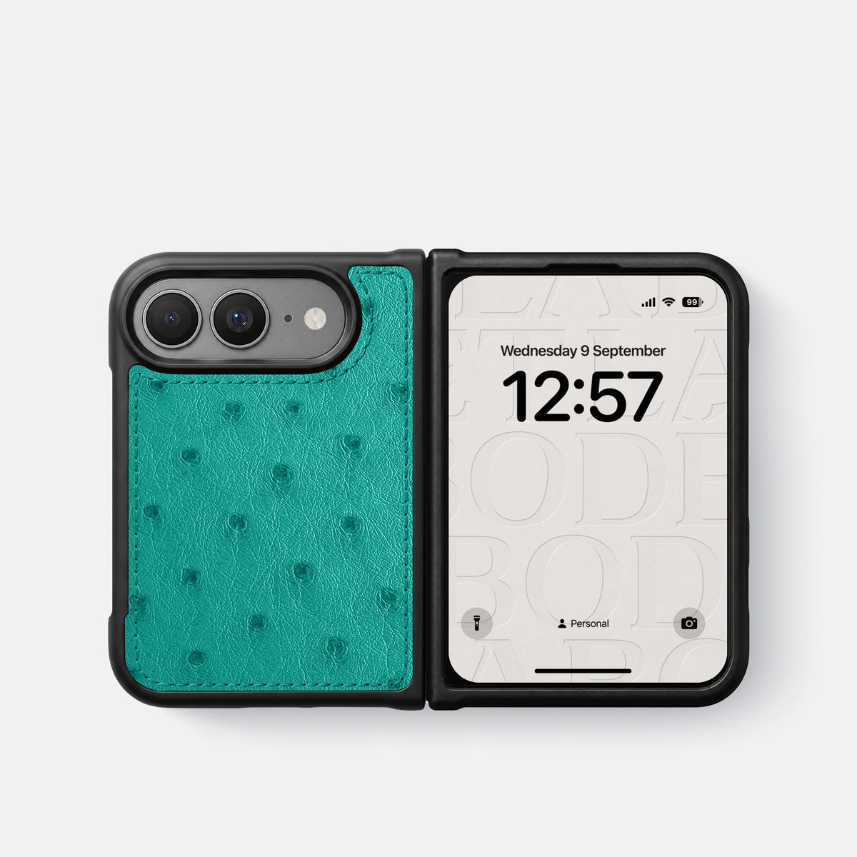 Sport Case For iPhone Duo In Ostrich -4 | Turquoise
