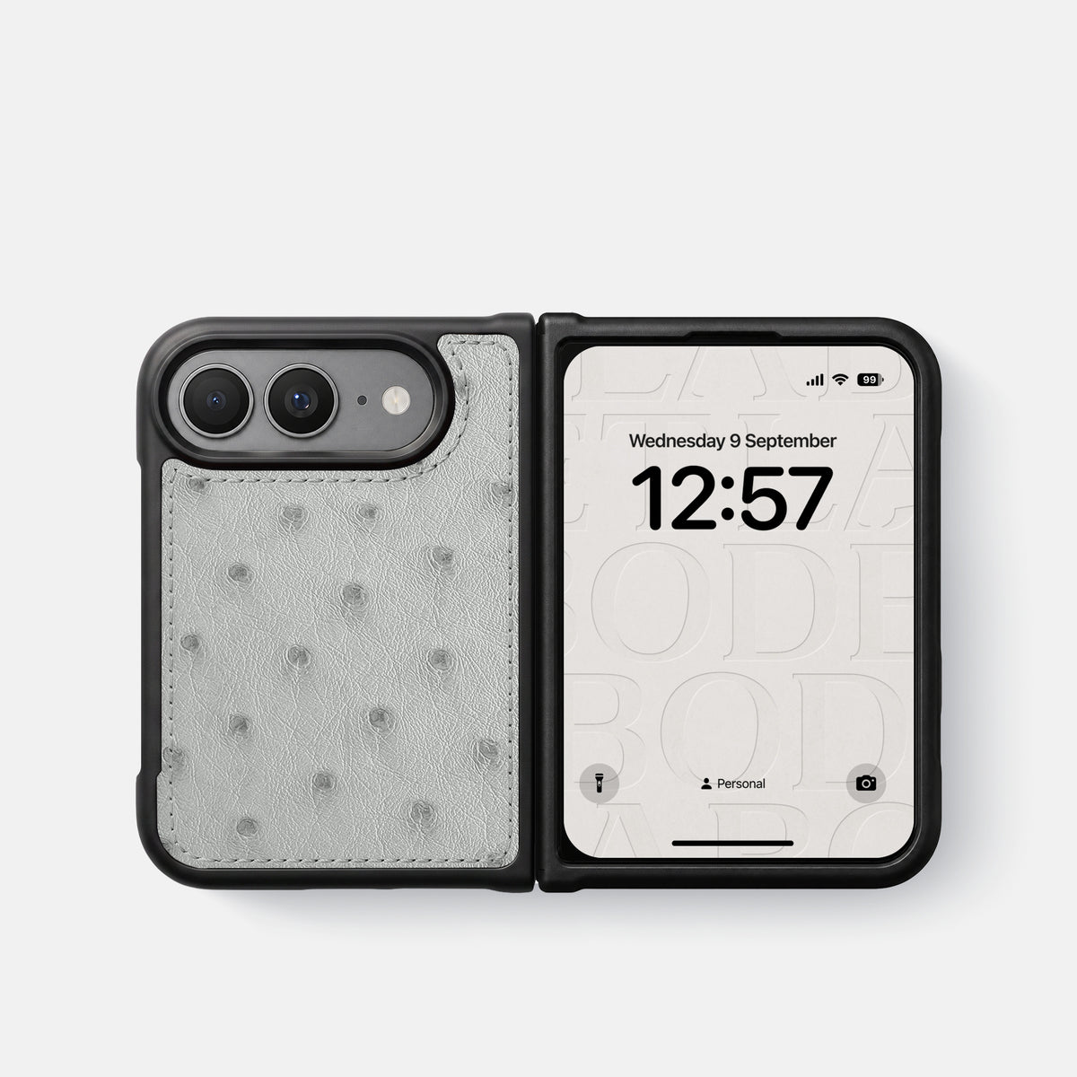 Sport Case For iPhone Duo In Ostrich -4 | White