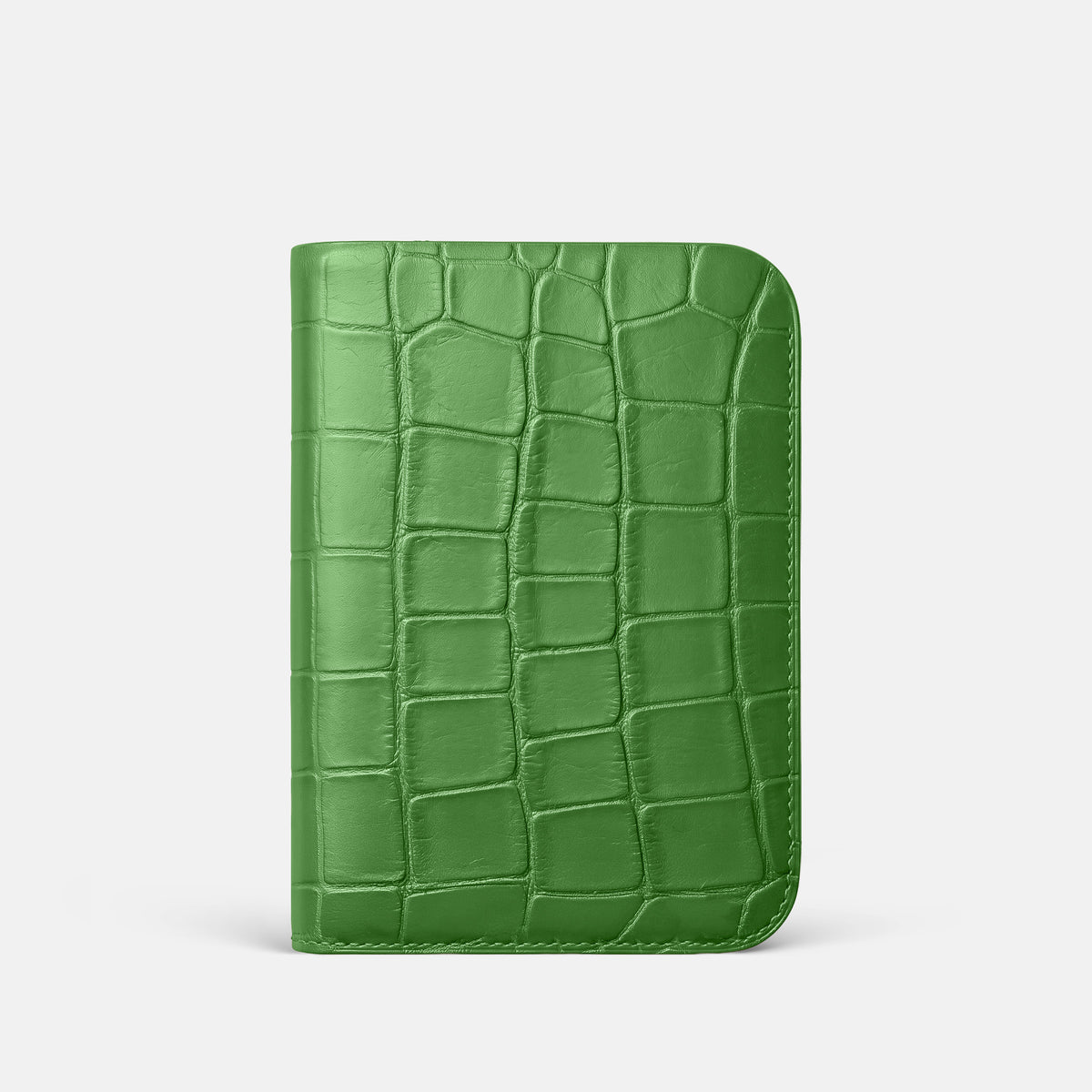 Apple-Green Tall Pouch Case For iPhone Ultra Alligator -3 | Apple-Green