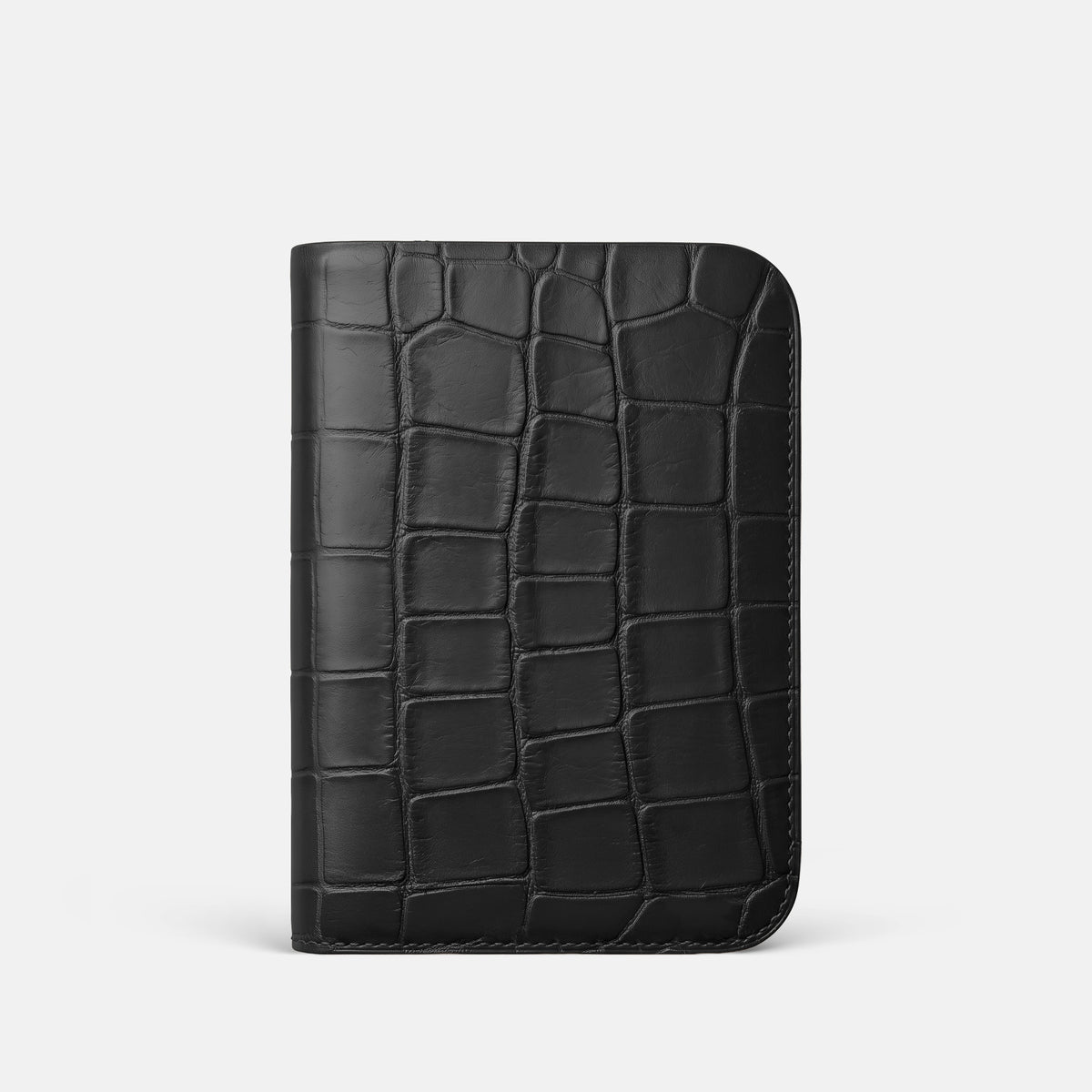 Black Tall Pouch Case For iPhone Ultra Alligator -3 | Black
