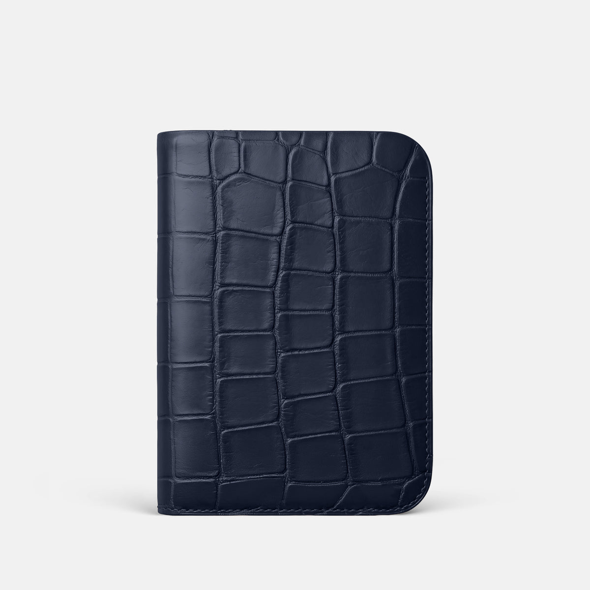 Navy Blue Tall Pouch Case For iPhone Ultra Alligator -3 | Navy-Blue