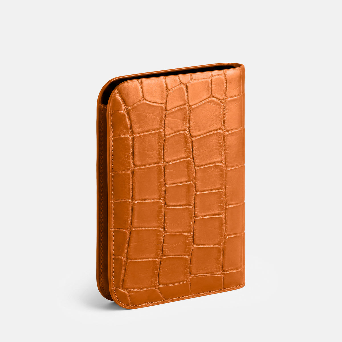 Orange Tall Pouch Case For iPhone Ultra Alligator -2 | Orange