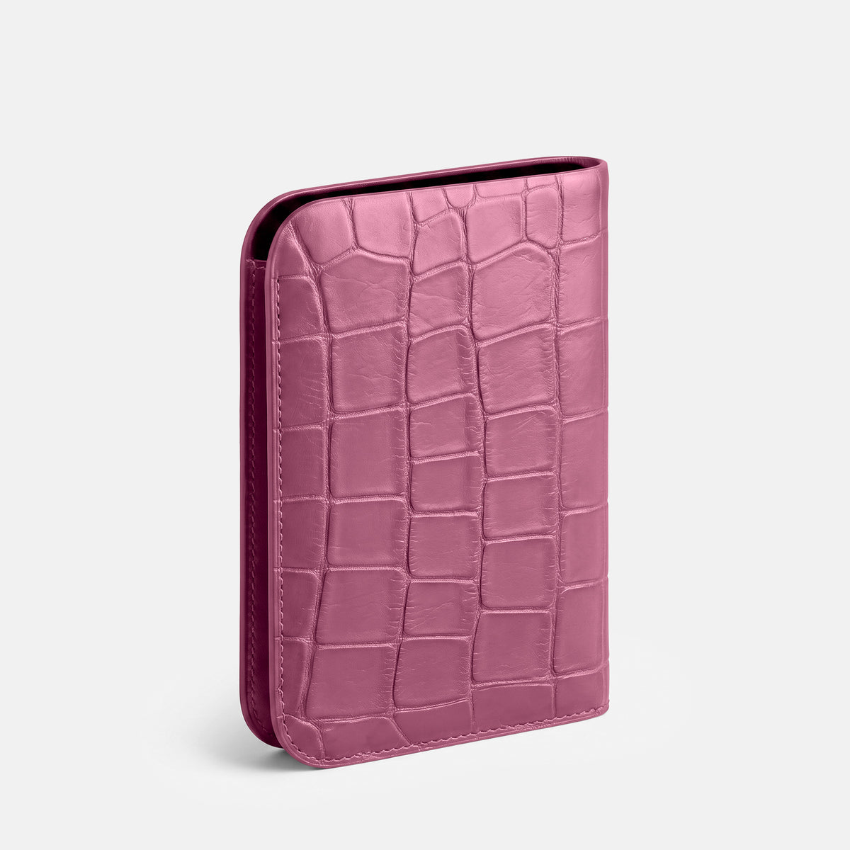 Pink-Lagoon Tall Pouch Case For iPhone Ultra Alligator -2 | Pink-Lagoon