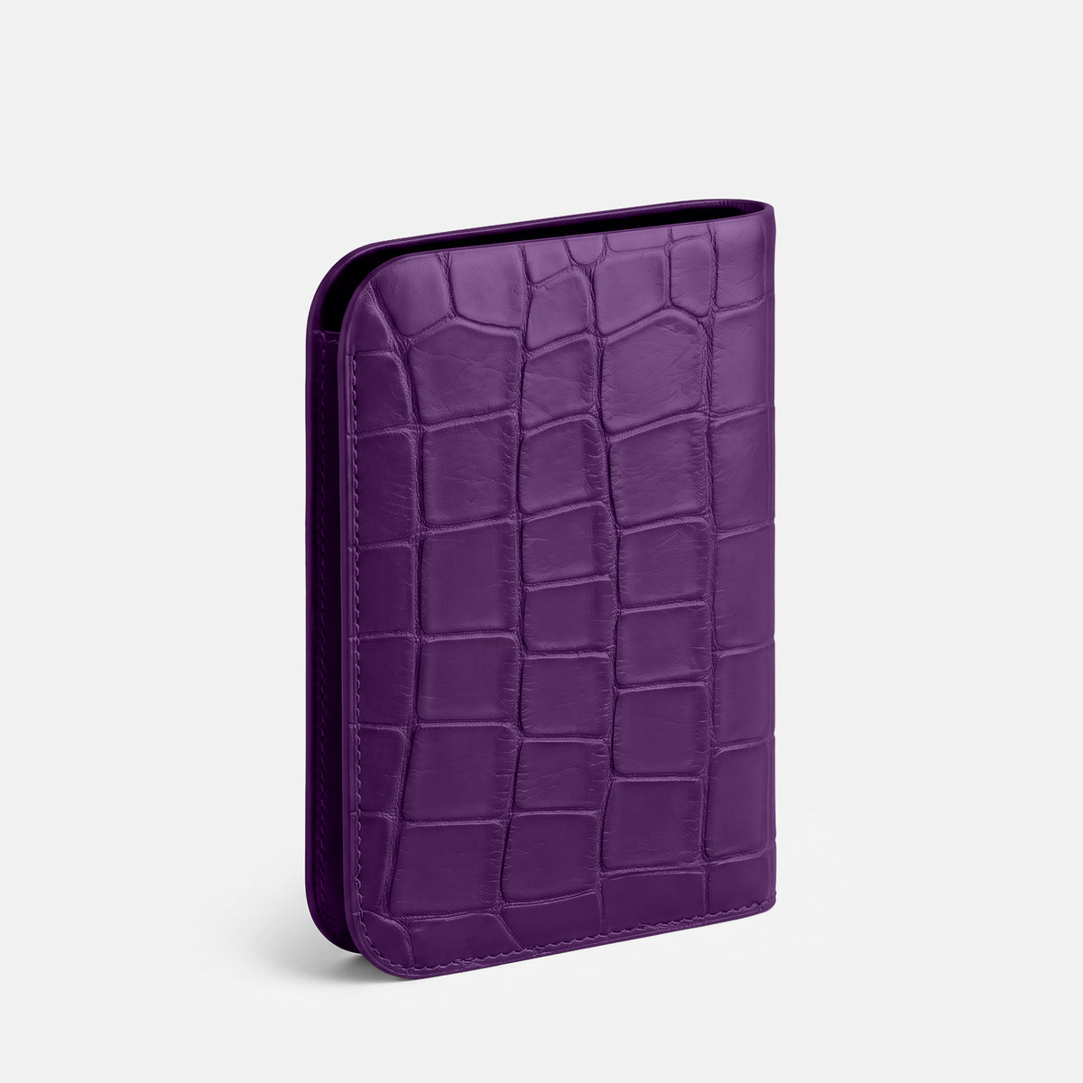 Purple Tall Pouch Case For iPhone Ultra Alligator -2 | Purple