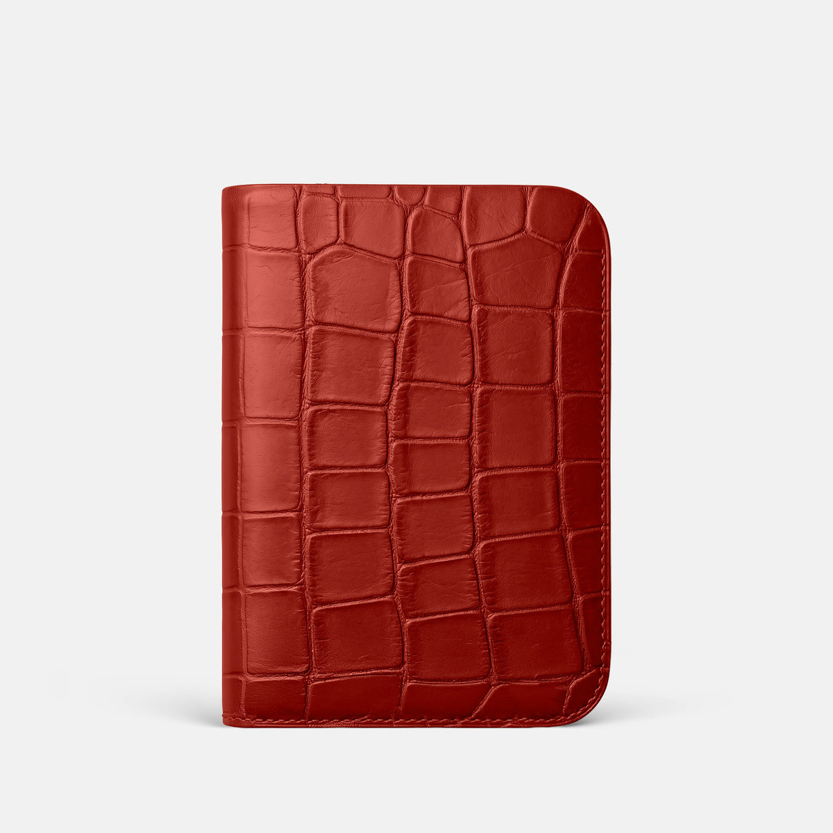 Red Tall Pouch Case For iPhone Ultra Alligator -3 | Red