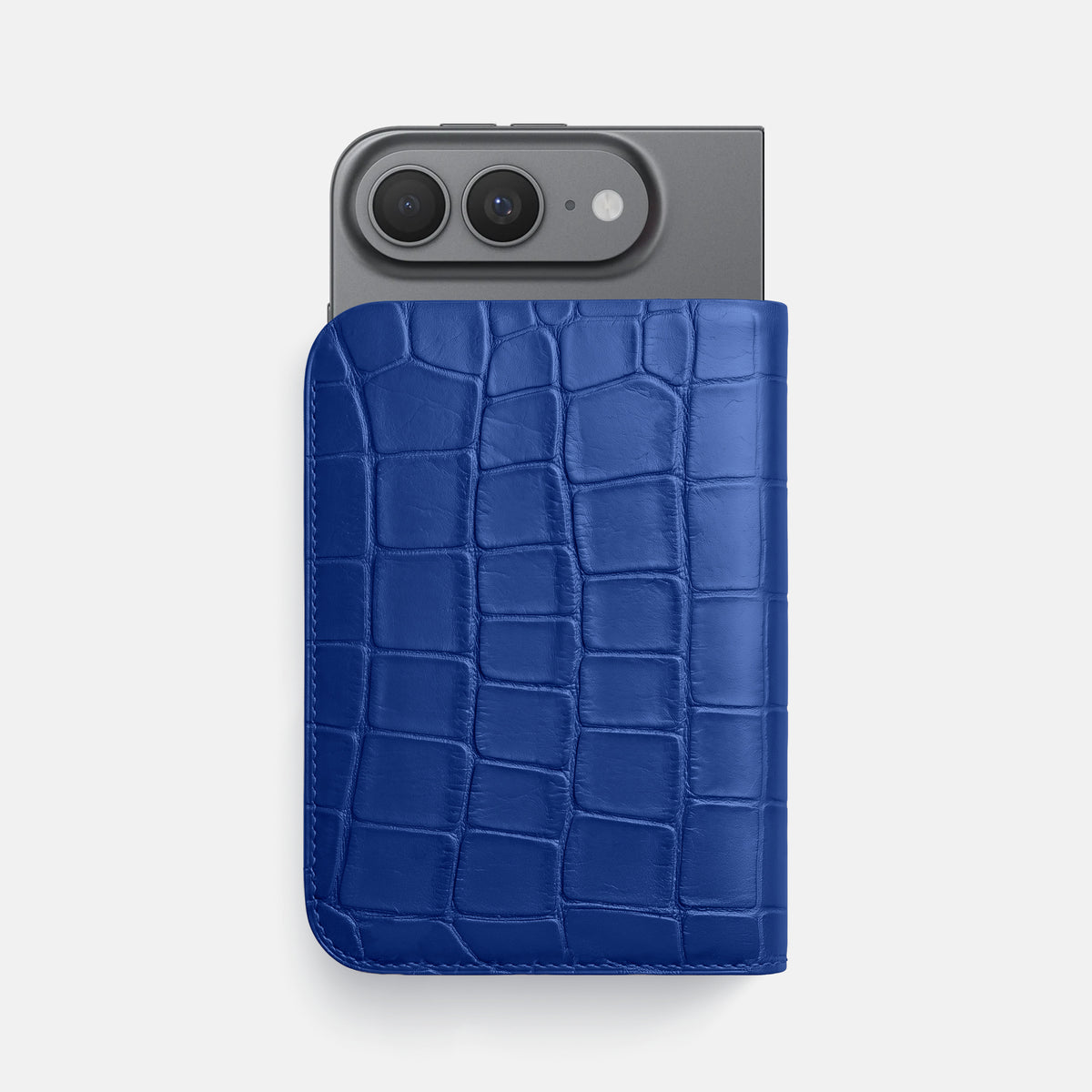 Royal Blue Tall Pouch Case For iPhone Ultra Alligator -1 | Royal-Blue