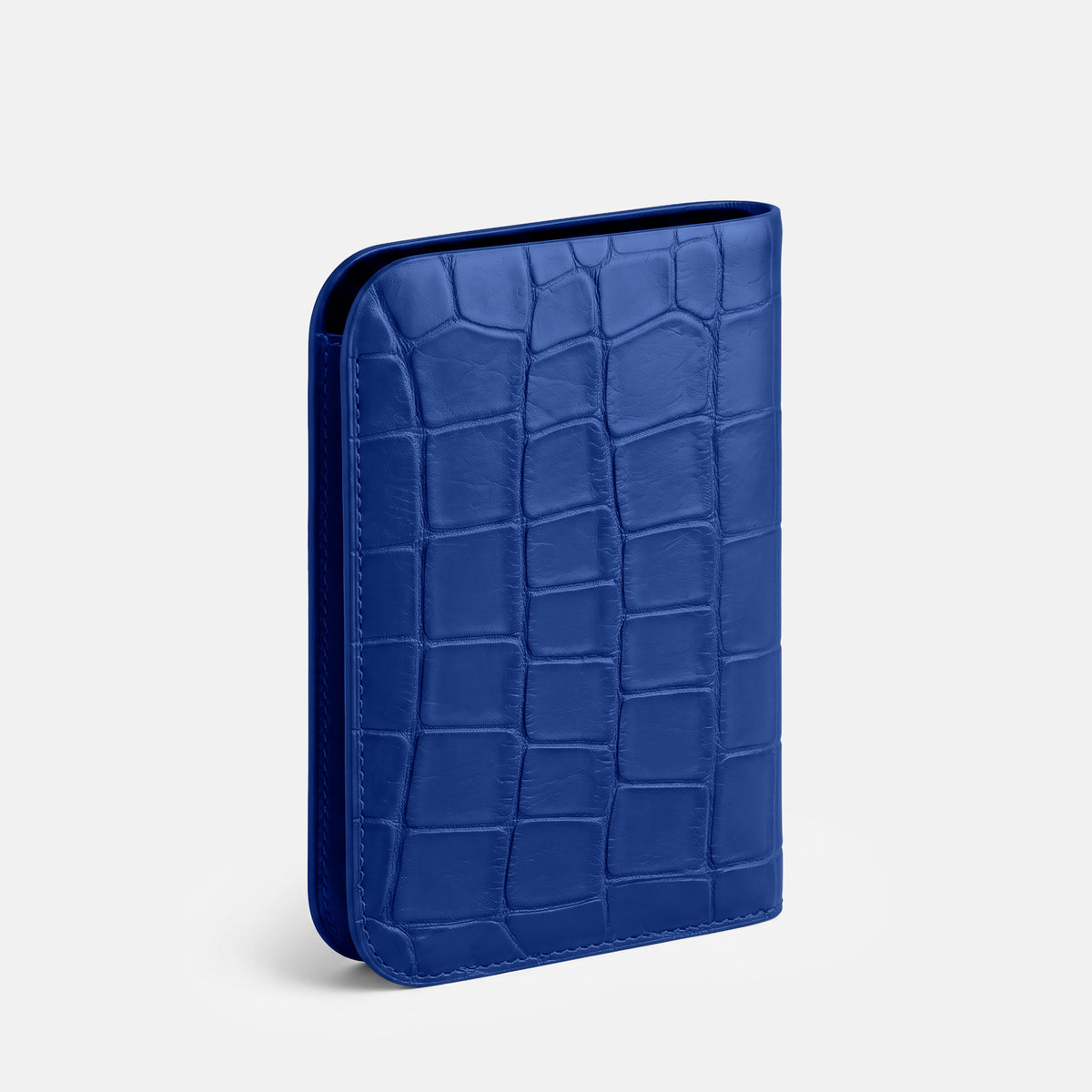 Royal Blue Tall Pouch Case For iPhone Ultra Alligator -2 | Royal-Blue