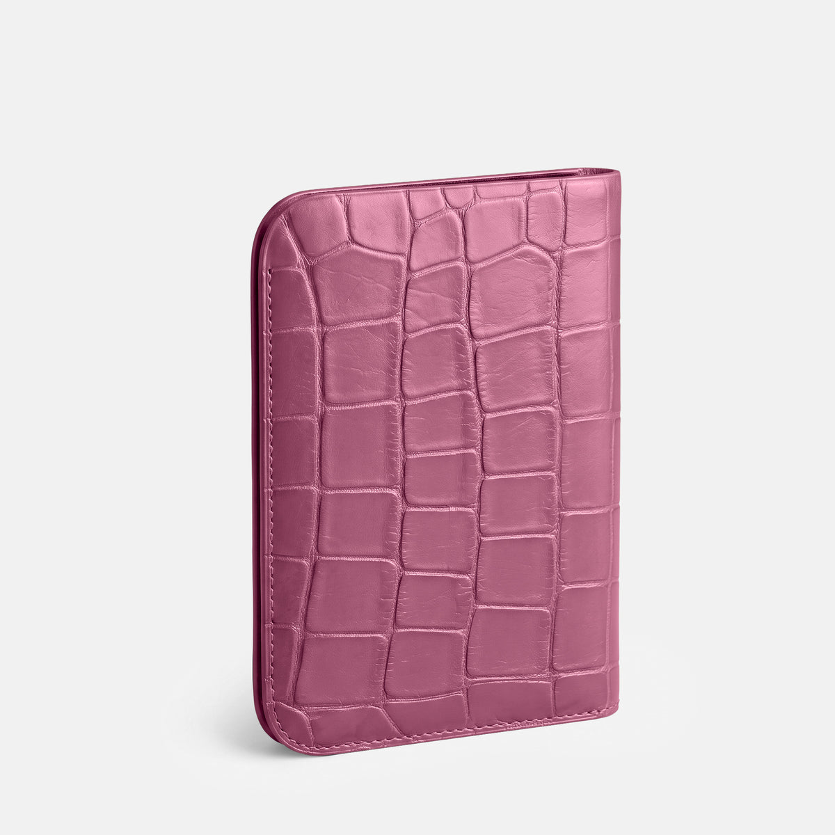 Pink-Lagoon Tall Pouch Case For iPhone Duo Alligator -2 | Pink-Lagoon