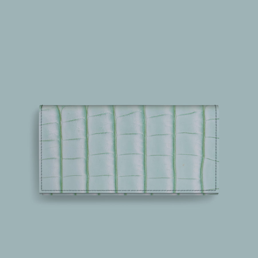 Wallet Case Mint Gum For iPhone 17 Pro In Alligator