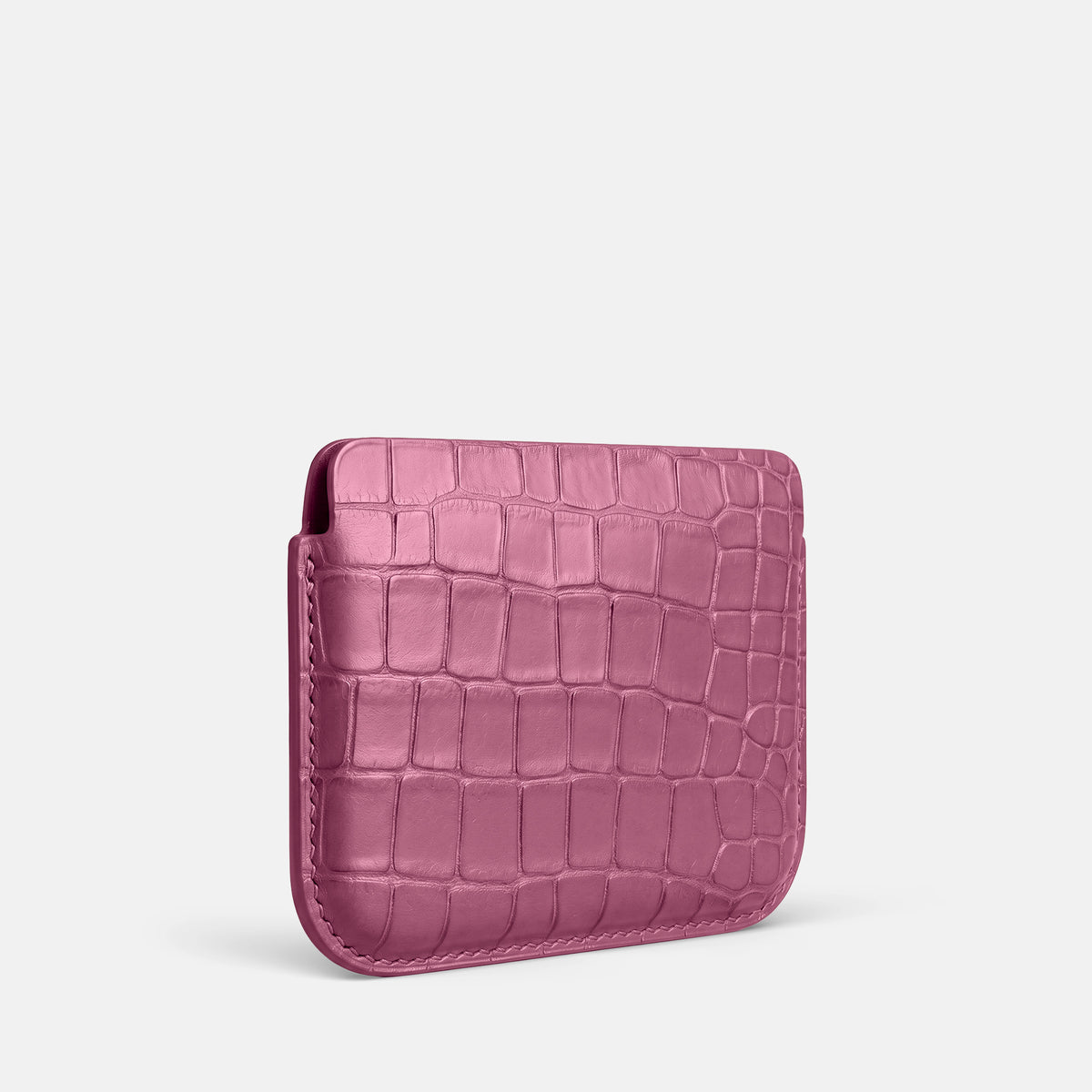 Pink-Lagoon Wide Pouch Case For iPhone Ultra Alligator -2 | Pink-Lagoon