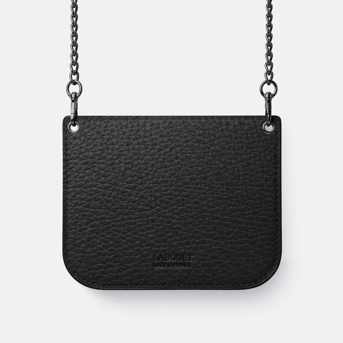 Wide Crossbody Case For iPhone Ultra In Alligator -3 | Black-Black