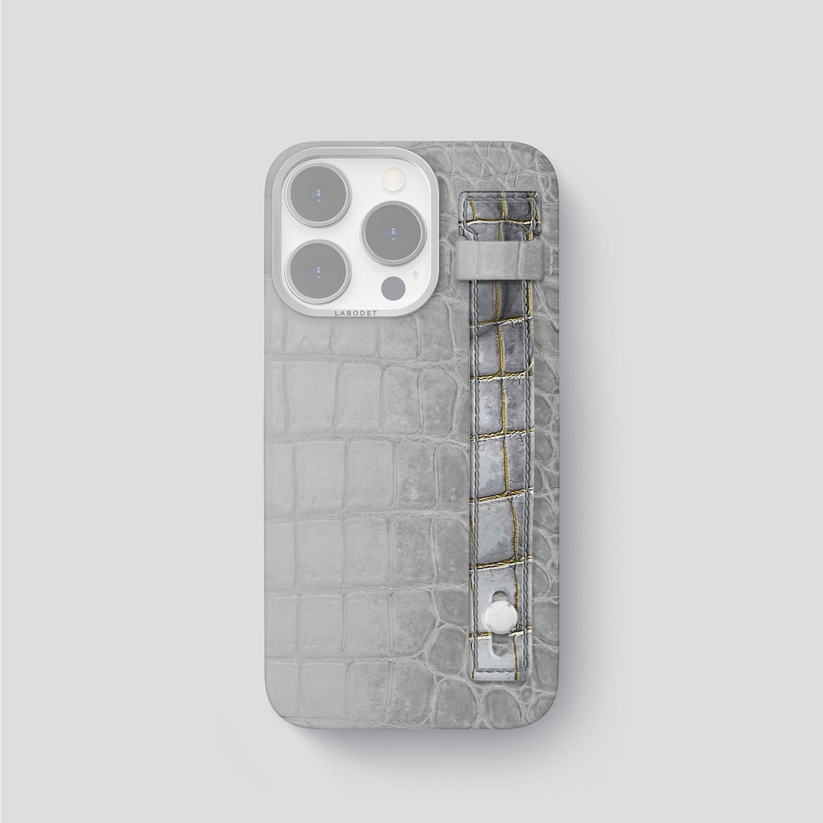 Gold iPhone 15 Pro Additional Strap Himalayan Crocodile -1 | Gold