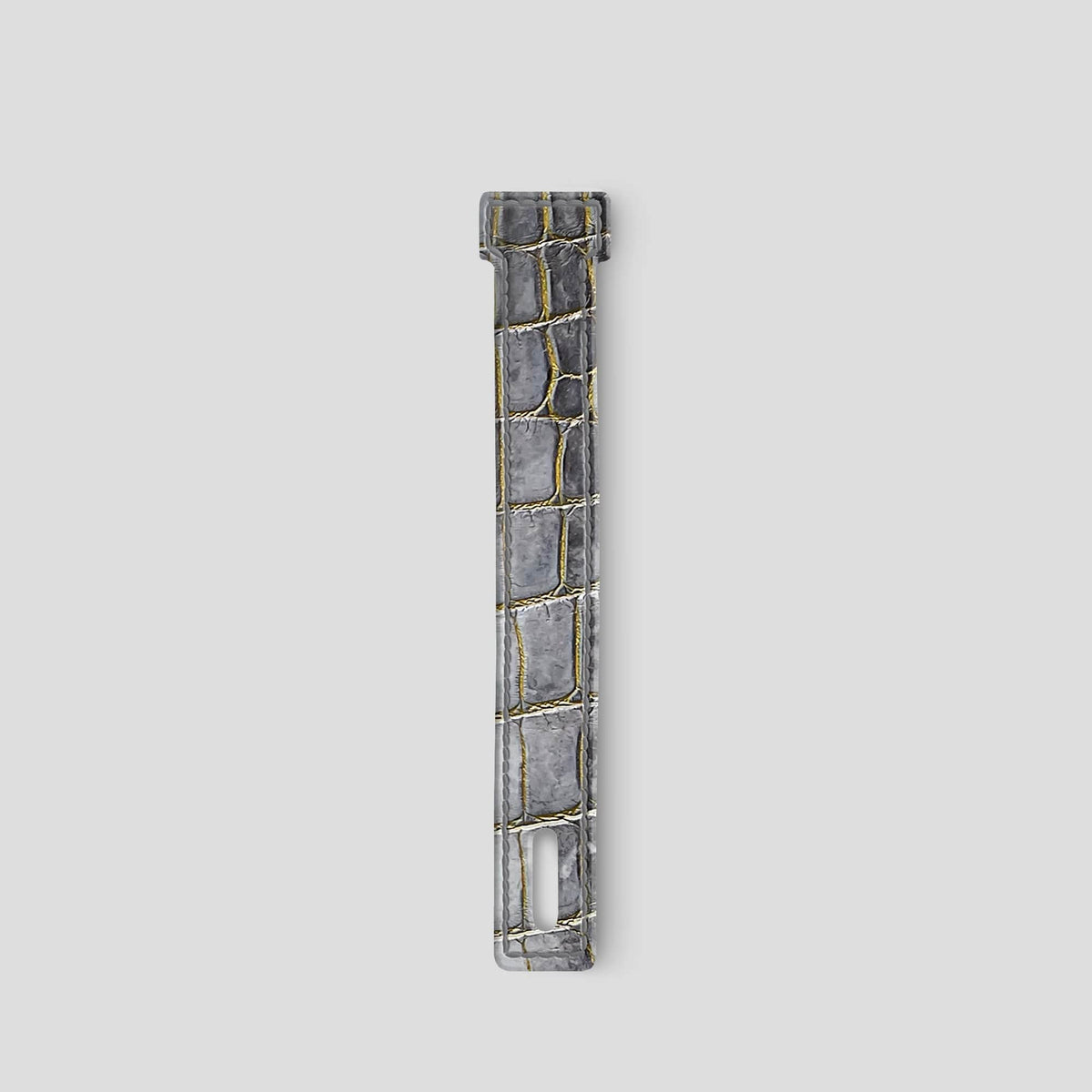 Gold iPhone 15 Pro Additional Strap Himalayan Crocodile -2 | Gold