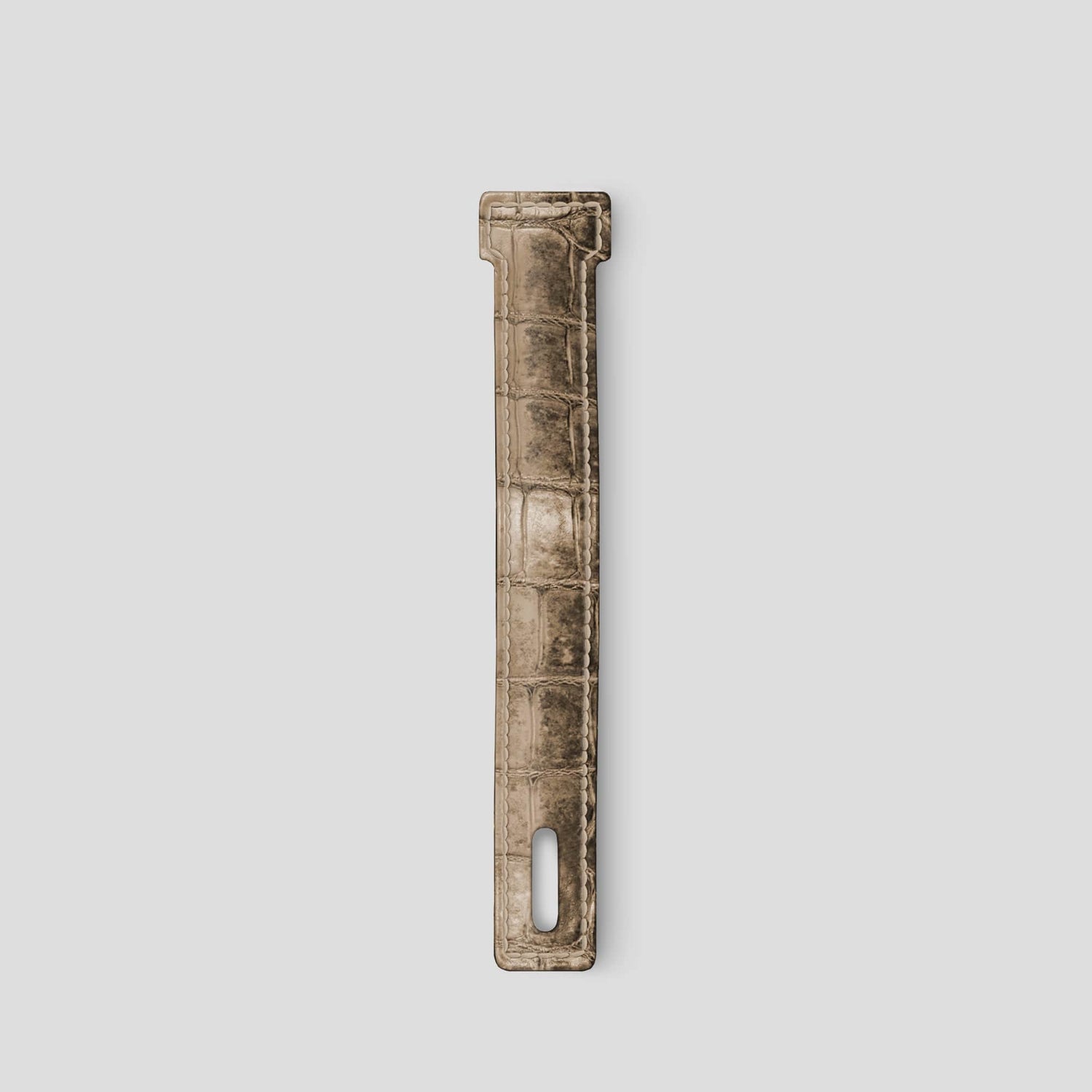 Natural iPhone 15 Pro Additional Strap Himalayan Crocodile -2 | Natural