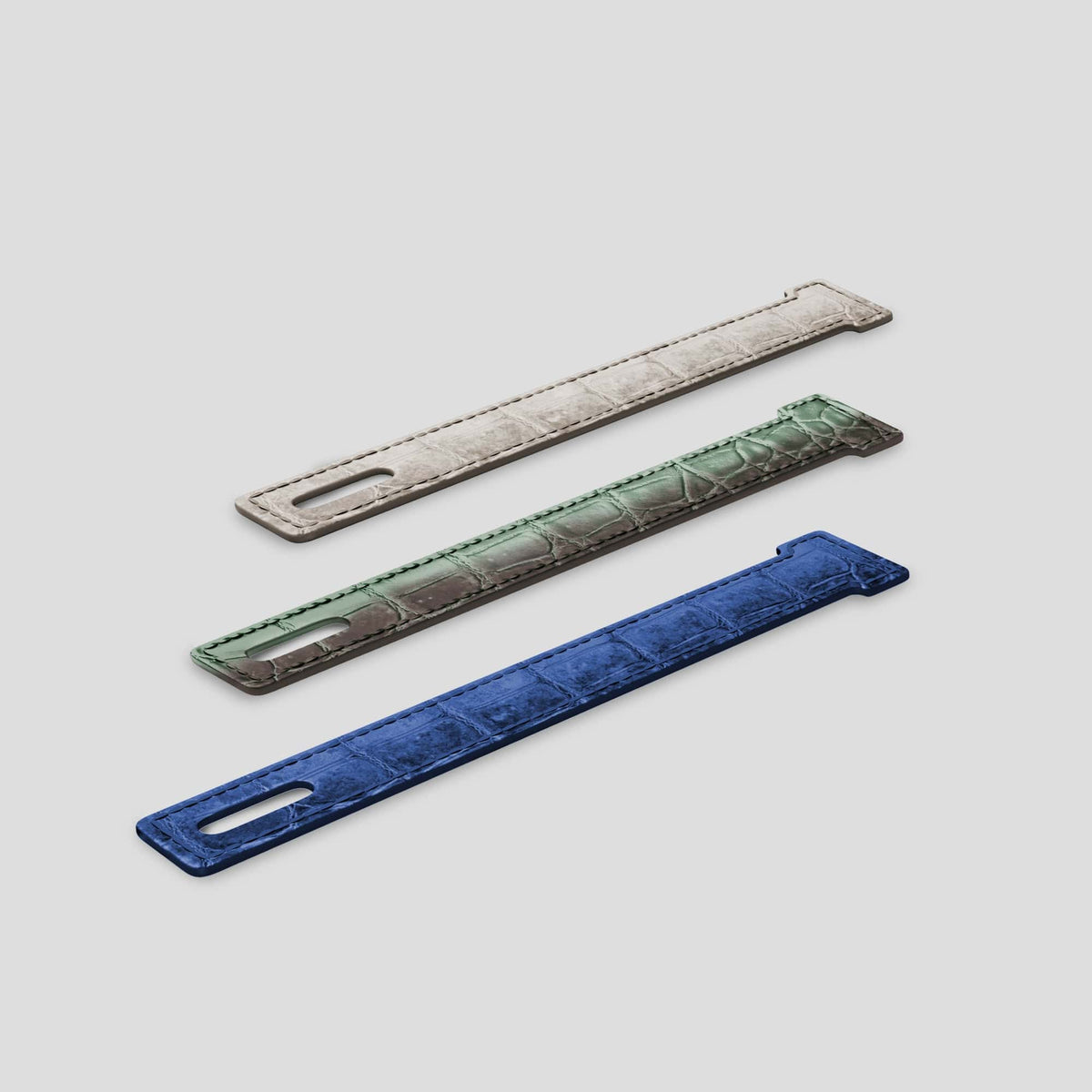 Navy Blue iPhone 15 Pro Additional Strap Himalayan Crocodile -3 | Navy-Blue