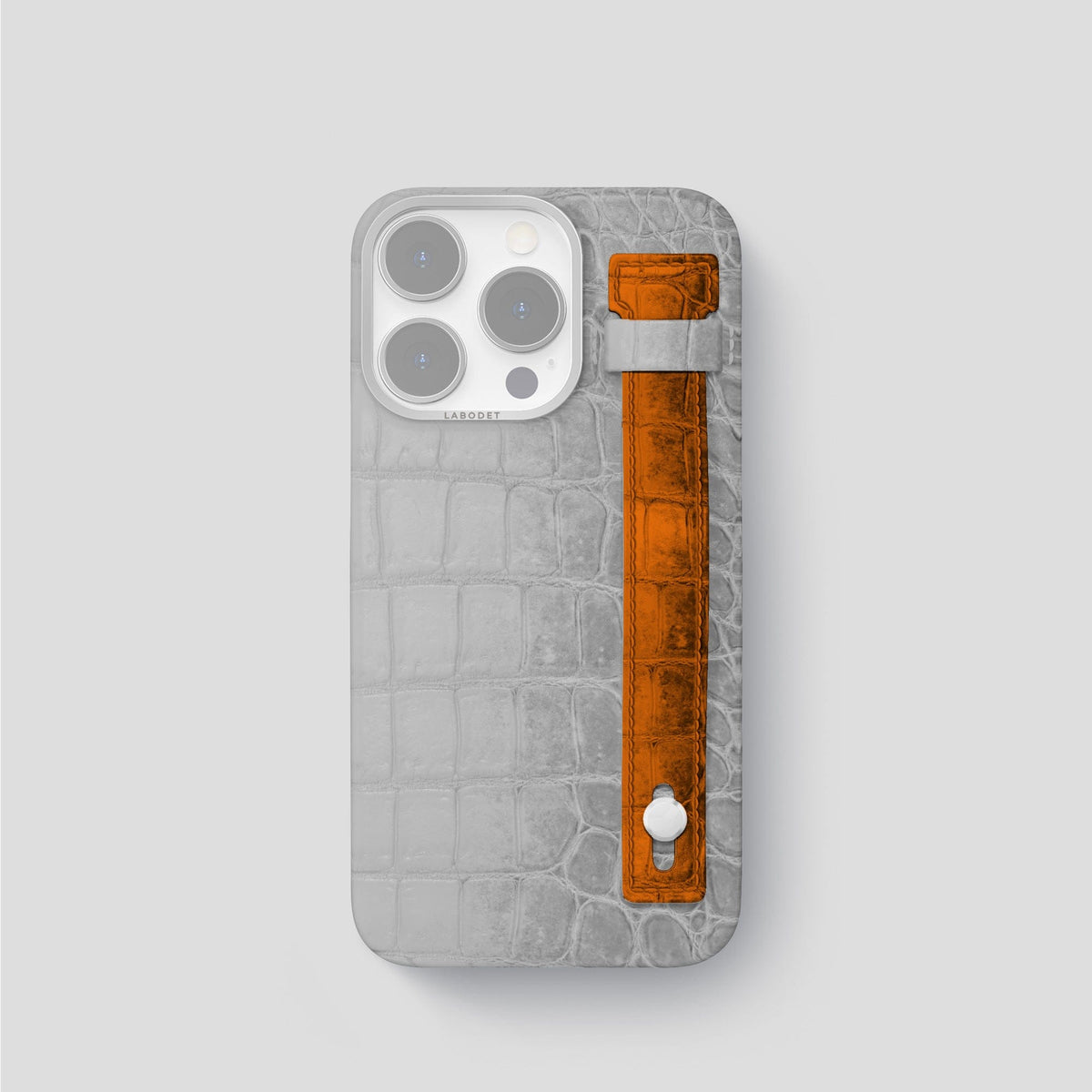 Orange iPhone 15 Pro Additional Strap Himalayan Crocodile -1 | Orange