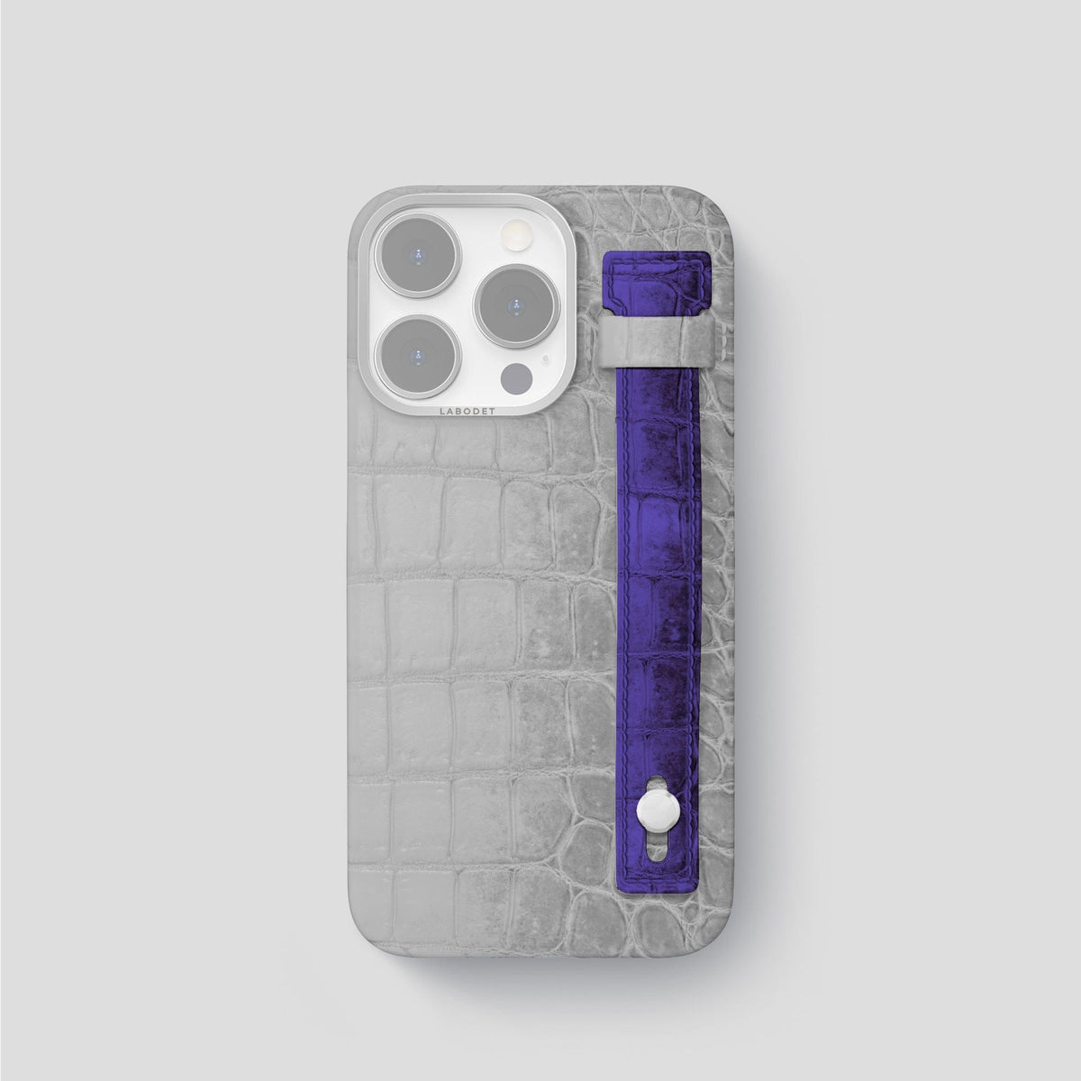 Purple iPhone 15 Pro Additional Strap Himalayan Crocodile -1 | Purple