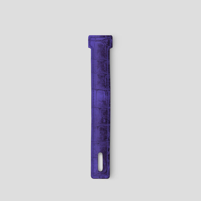 Purple iPhone 15 Pro Additional Strap Himalayan Crocodile -2 | Purple