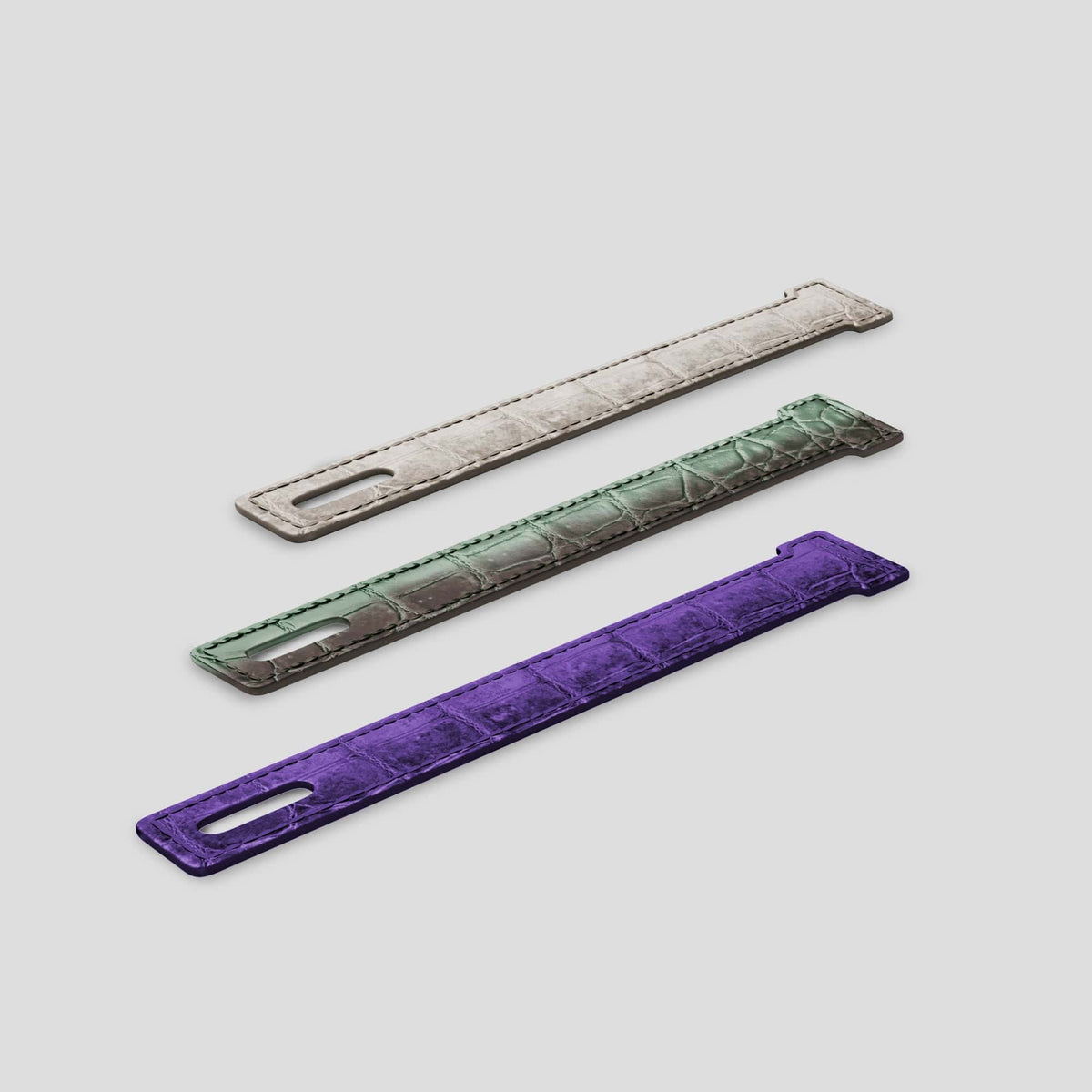 Purple iPhone 15 Pro Additional Strap Himalayan Crocodile -3 | Purple