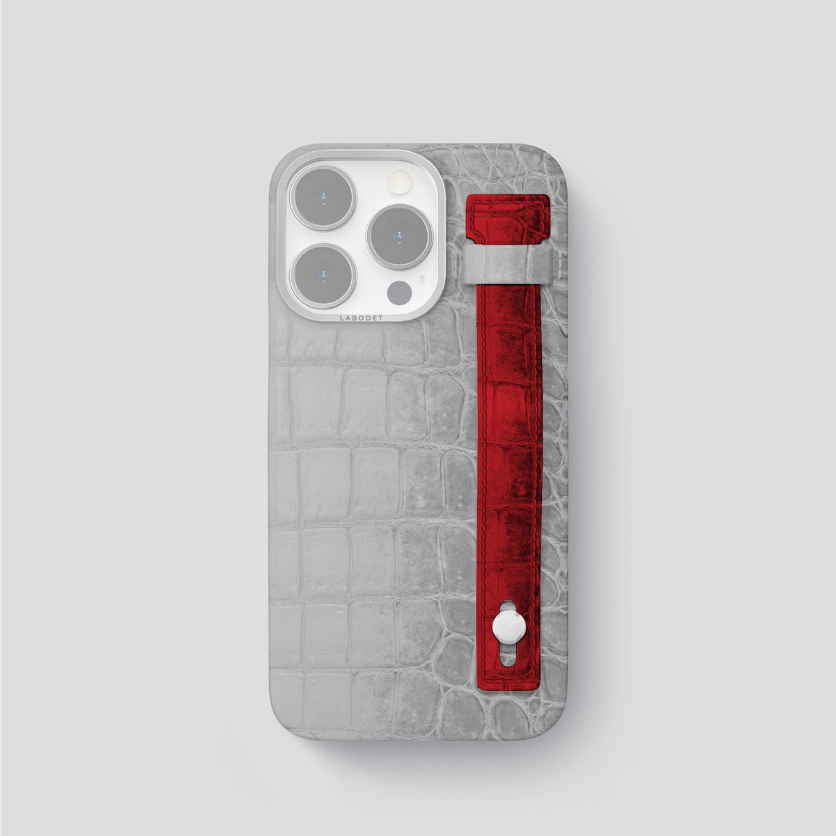 Red iPhone 15 Pro Additional Strap Himalayan Crocodile -1 | Red