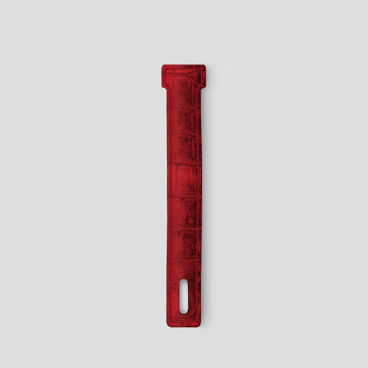 Red iPhone 15 Pro Additional Strap Himalayan Crocodile -2 | Red