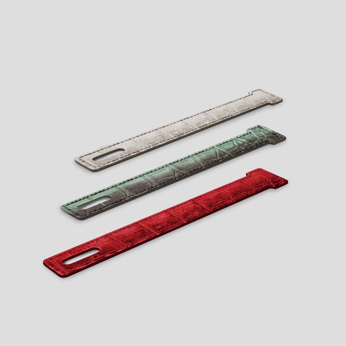 Red iPhone 15 Pro Additional Strap Himalayan Crocodile -3 | Red