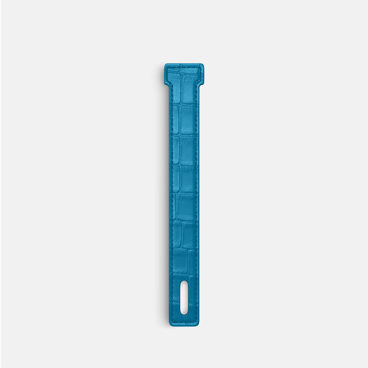 Curaçao-Blue iPhone 16 Pro Max Additional Strap Alligator -2 | Curaçao-Blue