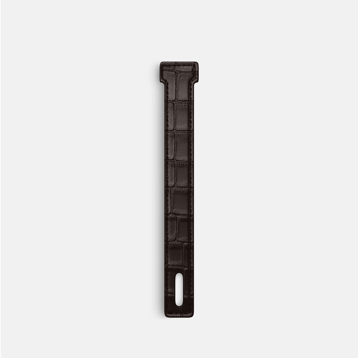 Dark Brown iPhone 16 Pro Max Additional Strap Alligator -2 | Dark-Brown