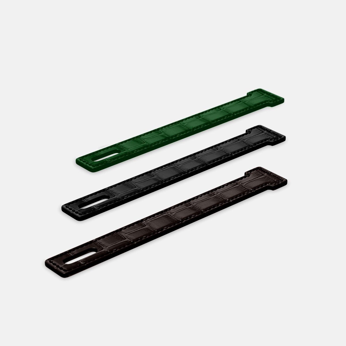 Dark Brown iPhone 16 Pro Max Additional Strap Alligator -3 | Dark-Brown