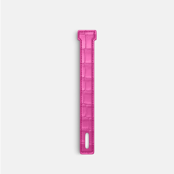 Fuchsia iPhone 16 Pro Additional Strap Alligator -2 | Fuchsia