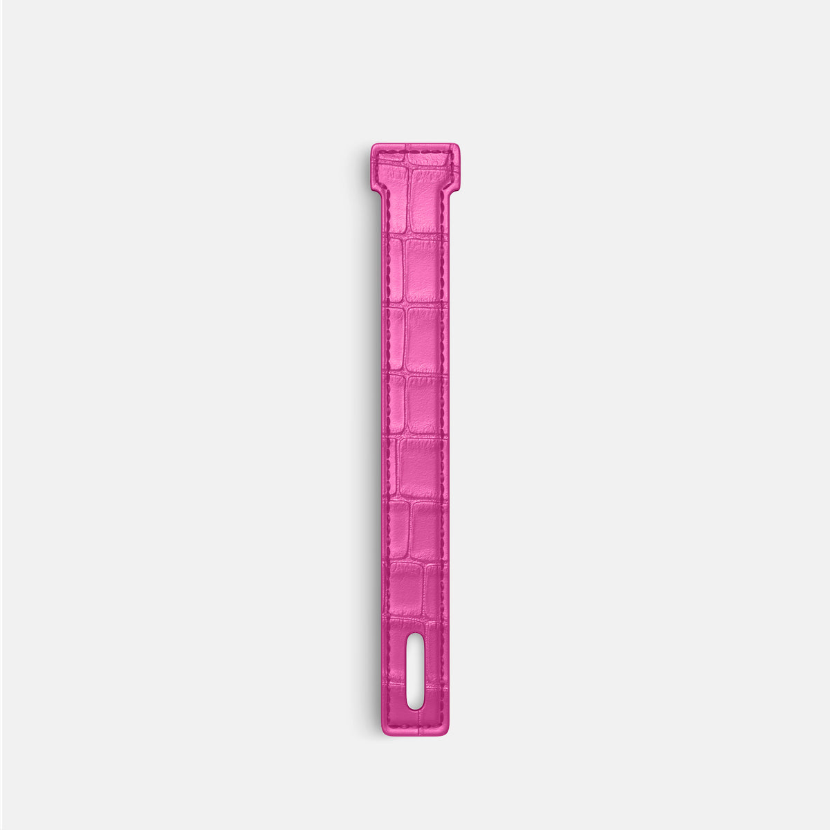 Fuchsia iPhone 16 Pro Max Additional Strap Alligator -2 | Fuchsia