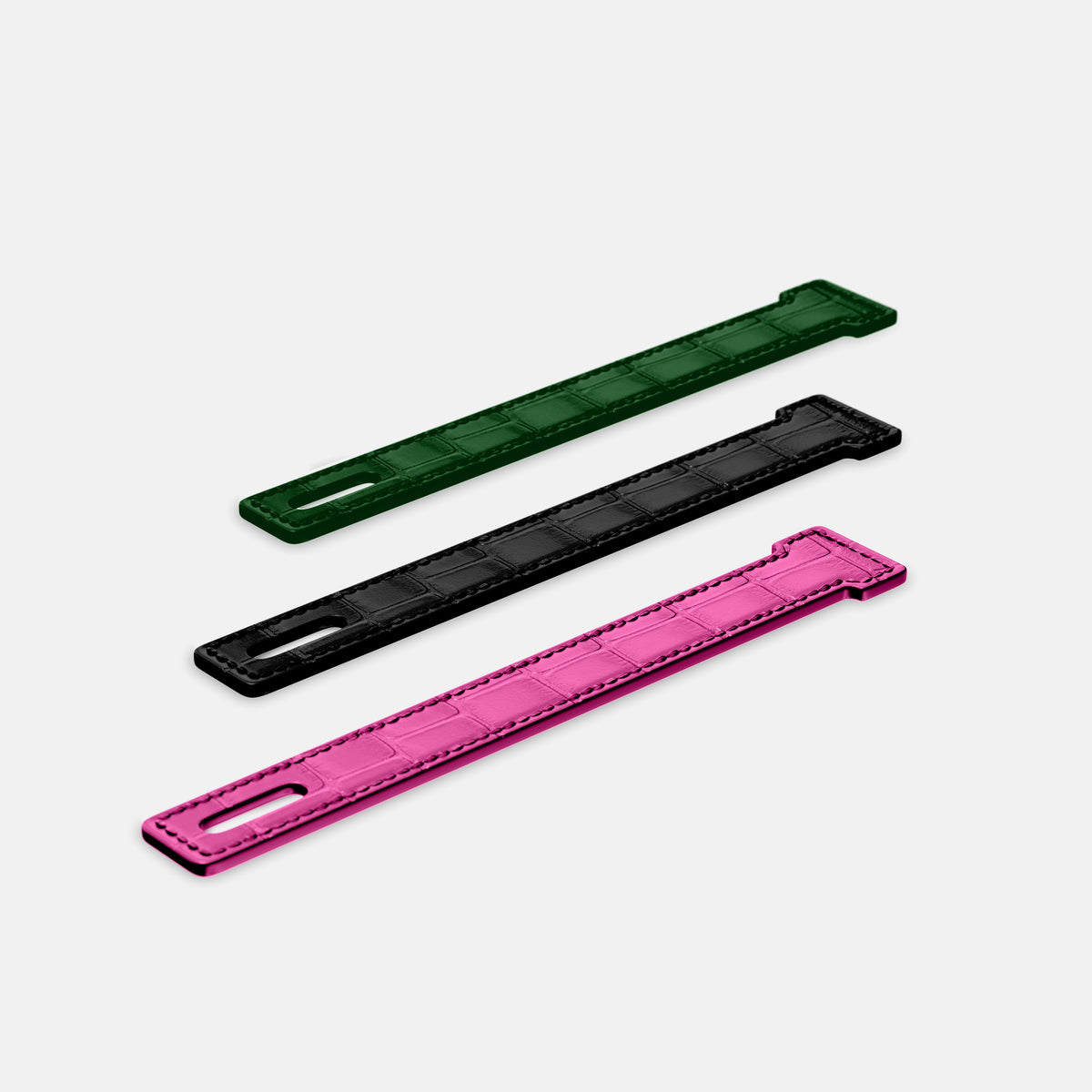 Fuchsia iPhone 16 Pro Max Additional Strap Alligator -3 | Fuchsia